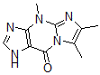 CAS 登录号：96881-39-9， 4,6,7-三甲基-1H-咪唑并[1,2-a]嘌呤-9-酮