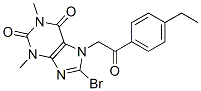 CAS#: 96885-28-8, 8-Bromo-7-[2-(4-Ethylphenyl)-2-Oxo-Ethyl]-1,3-Dimethyl-Purine-2,6-Dione