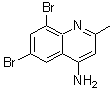 CAS#: 96938-27-1, 6,8-Dibromo-2-methyl-4-quinolinamine