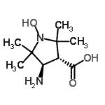CAS#: 96938-41-9, (3R,4R)-4-Amino-1-hydroxy-2,2,5,5-tetramethyl-3-pyrrolidinecarboxylic acid