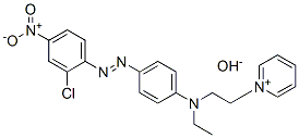 CAS#: 97043-68-0, 1-(2-((4-((2-Chloro-4-Nitrophenyl)Azo)Phenyl)Ethylamino)Ethyl)Pyridinium Hydroxide
