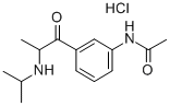 CAS 登录号:97111-14-3, N-(3-(2-((异丙基)氨基)-1-氧代丙基)苯基)-乙酰胺单盐酸盐
