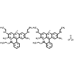 CAS#: 97171-86-3, 9-[2-(Ethoxycarbonyl)Phenyl]-3,6-Bis(Ethylamino)-2,7-Dimethyl-Xanthylium Silicate