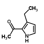 CAS#: 97188-37-9, 1-(3-Ethyl-1H-pyrrol-2-yl)ethanone
