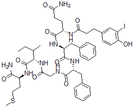 CAS#: 97207-37-9, N(alpha)-(3-Iododesaminotyrosyl)-Substance P (6-11)