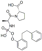 CAS 登录号：97280-48-3， N(alpha)-((2-苯基乙基)苯氧基磷酰基)丙氨酰脯氨酸