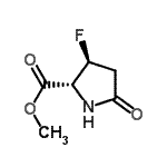 CAS#: 97315-83-8, Methyl (3S)-3-fluoro-5-oxo-L-prolinate