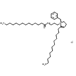 CAS#: 97337-80-9, N-[3-(1-benzyl-2-tridecyl-4,5-dihydroimidazol-1-ium-1-yl)propyl]tetradecanamide chloride