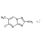 CAS#: 97337-84-3, sodium 2-amino-6-methyl-[1,2,4]triazolo[1,5-a]pyrimidin-5-olate