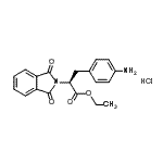 CAS 登录号：97338-03-9， 乙基(2S)-3-(4-氨基苯基)-2-(1,3-二氧代异吲哚啉-2-基)丙酸酯盐酸盐