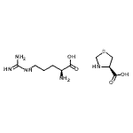 CAS 登录号：97358-56-0， (2S)-2-氨基-5-胍基-戊酸;(4R)-噻唑烷-4-羧酸