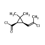 CAS#: 97372-54-8, (1R,3S)-3-[(1E)-2-Chloro-1-propen-1-yl]-2,2-dimethylcyclopropanecarbonyl chloride