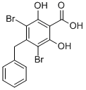 CAS 登录号:97378-06-8, 4-苄基-3,5-二溴-2,6-二羟基苯甲酸
