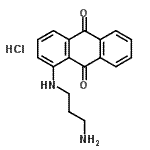 CAS#: 97404-14-3, 1-[(3-Aminopropyl)amino]-9,10-anthraquinone hydrochloride (1:1)
