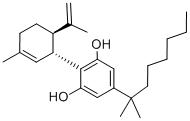CAS 登录号：97452-63-6， 5-(1,1-二甲基庚基)-2-[(1R,6R)-3-甲基-6-(1-甲基乙烯基)-2-环己烯-1-基]-1,3-苯二醇