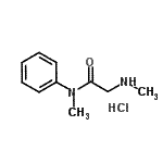 CAS#: 97454-51-8, N-methyl-2-methylamino-N-phenyl-acetamide hydrochloride