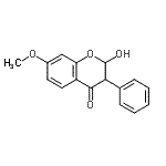 CAS#: 97636-63-0, 2-Hydroxy-7-methoxy-3-phenyl-2,3-dihydro-4H-chromen-4-one