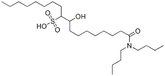 CAS 登录号：97645-26-6， 18-(二丁基氨基)-10-羟基-18-氧代十八烷-9-磺酸
