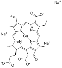 CAS 登录号：97659-67-1， 叶绿酸铜络合物钠盐