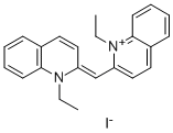 CAS#: 977-96-8, 1-Ethyl-2-[(1-Ethyl-2(1H)-Quinolinylidene)Methyl]-Quinolinium Iodide (1:1)