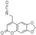 CAS 登录号：97744-89-3， 8-(异氰酸甲基)-6H-[1,3]二氧杂环戊并[4,5-g]苯并吡喃-6-酮