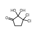 CAS#: 98025-25-3, 3,3-Dichloro-2,2-dihydroxycyclopentanone