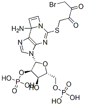 CAS 登录号:98088-69-8, 2-((4-溴-2,3-二氧代丁基)硫代)-1,N(6)-乙烯腺苷 2',5'-双磷酸酯