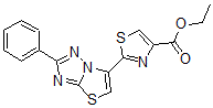 CAS#: 98119-88-1, 2-Phenyl-6-(2'-(4'-(Ethoxycarbonyl)Thiazolyl))Thiazolo[3,2-b][1,2,4]Triazole