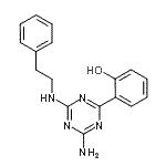 CAS#: 98247-77-9, 2-[4-amino-6-(phenethylamino)-1,3,5-triazin-2-yl]phenol