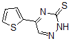 CAS 登录号：98273-53-1， 5-(2-噻吩基)-2H-1,2,4-三嗪-3-硫酮