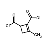 CAS 登录号：98274-00-1， 3-甲基-2-环丁烯-1,2-二甲酰氯