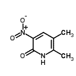 CAS 登录号：98276-88-1， 5,6-二甲基-3-硝基-2-吡啶醇