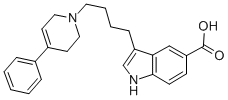 CAS#: 98323-83-2, 3-[4-(3,6-Dihydro-4-Phenyl-1(2H)-Pyridinyl)Butyl]-1H-Indole-5-Carboxylic Acid Hydrochloride
