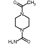 CAS#: 98337-79-2, 4-Acetyl-1-piperazinecarboxamide