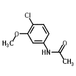 CAS#: 98446-55-0, N-(4-Chloro-3-methoxyphenyl)acetamide