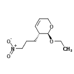 CAS 登录号：98454-80-9， (2R,3R)-2-乙氧基-3-(3-硝基丙基)-3,6-二氢-2H-吡喃
