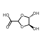 CAS#: 98480-38-7, (4S,5S)-4,5-Dihydroxy-1,3-dioxolane-2-carboxylic acid