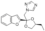 CAS 登录号：98518-99-1， 顺式-1-((2-(2-苯并呋喃基)-4-乙基-1,3-二氧戊环-2-基)甲基)-1H-1,2,4-三唑