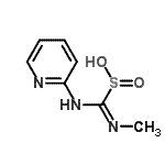 CAS#: 98548-10-8, (Z)-(Methylamino)(2-pyridinylimino)methanesulfinic acid