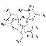 CAS#: 986-10-7, 2,2,4,4,6,6-Hexaisopropoxy-1,3,5,2lambda<sup>5</sup>,4lambda<sup>5</sup>,6lambda<sup>5</sup>-triazatriphosphinine