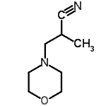 CAS#: 98610-95-8, 2-Methyl-3-(4-morpholinyl)propanenitrile
