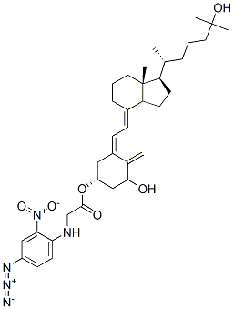 CAS 登录号：98728-28-0， 1,25-二羟基维他命 D3-3-(N-(4-叠氮基-2-硝基苯基)甘氨酸)