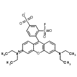 CAS#: 98806-82-7, 4-[6-(Diethylamino)-3-(diethyliminio)-3H-xanthen-9-yl]-3-(fluorosulfonyl)benzenesulfonate