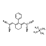CAS#: 98826-75-6, N,N,N-Trimethyl-Methanaminium Salt With [[3-(2,2-Dicyanoethenyl)-2-Phenyl-2-Cyclohexen-1-Ylidene]Methyl]Propanedinitrile (1:1)