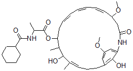 CAS 登录号:98873-82-6, 22-O-甲基枝三烯菌素 II