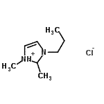 CAS#: 98892-74-1, 1,2-Dimethyl-3-propyl-2,3-dihydro-1H-imidazol-1-ium chloride