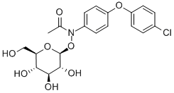 CAS#: 98911-23-0, N-Acetyl-4-(4-Chlorophenoxy)Anilino beta-D-Glycopyranoside