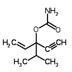 CAS#: 98959-69-4, 3-Isopropyl-1-penten-4-yn-3-yl carbamate