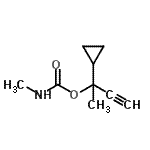 CAS#: 98959-71-8, 2-Cyclopropyl-3-butyn-2-yl methylcarbamate