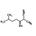 CAS 登录号：98960-78-2， (4-甲基戊酰亚胺基)丙二腈